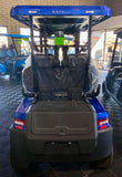 2024 Bintelli Nexus 4 Passenger Golf Cart in Hydro Blue with a 72v Lithium Battery