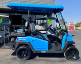 2025 Bintelli Beyond LITE 4 Passenger Golf Cart in Ocean Blue with New 105ah Lithium Battery