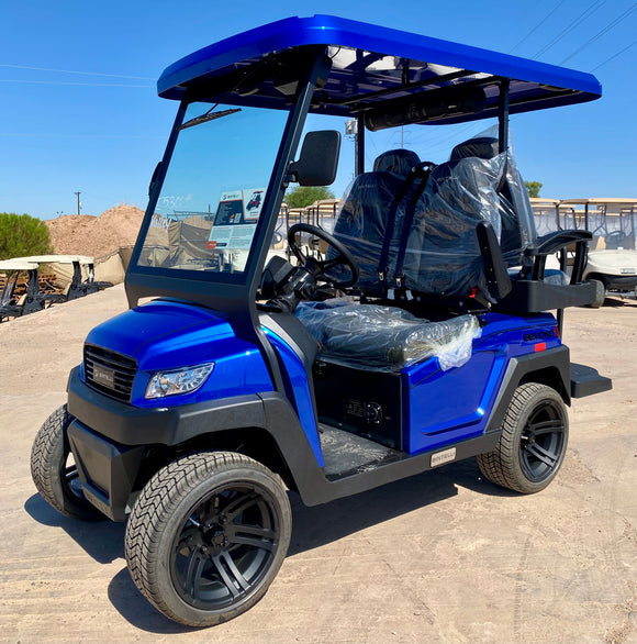 2025 Bintelli Beyond 4 Passenger Golf Cart w/ Lithium Battery & Touchscreen in Hydro Blue