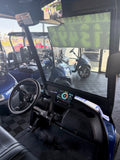 2026 Bintelli Beyond 4 Passenger Golf Cart in Hydro Blue with 105ah Lithium Battery