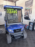 2026 Bintelli Beyond 4 Passenger Golf Cart in Hydro Blue with 105ah Lithium Battery
