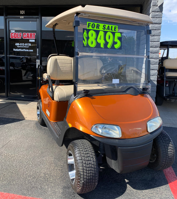 2017 EZGO - RXV Freedom in Gold 4PR Golf Cart w/ a New Lithium Battery