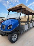 2018 Club Car Transporter XL 8 Passenger- Blue
