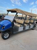 2018 Club Car Transporter XL 8 Passenger- Blue