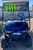 2018 EZGO TXT 4PR Golf Cart in Dark Blue w/ Factory Lithium Battery