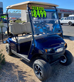 2018 EZGO TXT 4PR Golf Cart in Dark Blue w/ Factory Lithium Battery
