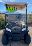 2019 Club Car Tempo 4 Passenger Golf Cart with Brand New 50ah Lithium Battery and Extended Roof