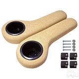 RHOX Universal Rear Seat Arm Rest with Cup Holder Set