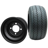 8" Steel, Black, Standard Wheel & Tire Combo