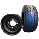 8" Steel, Black, Standard Wheel & Tire Combo