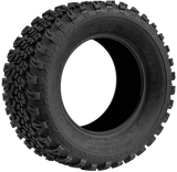 SGC 10″ Panther Glossy Black Wheel – Aluminum Alloy / STEELENG 22″x11″-10″ All Terrain Tire (SET of 4)