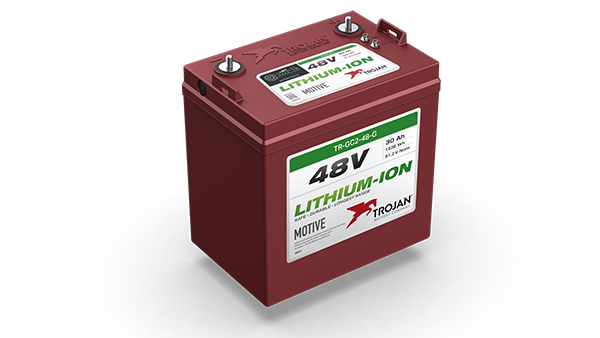 TROJAN GC2-48-G 30AH LIFEPO4 48V GOLF LITHIUM BATTERY - Alpha Batteries