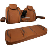 Commander Front Seat Cushions, EZGO RXV, Caramel