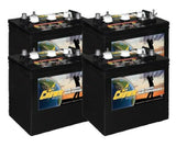 Crown Scissor Lift/Floor Scrubber Battery 6 Volt CR-205 6V/205Ah (4 Pack, 24V)