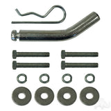 Golf Cart RHOX Rear Seat Safety Grab Bar (Optional Trailer Hitch)