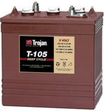 6 Volt Trojan Golf Cart Battery T-105 6V/225Ah (12 Pack, 72V)
