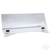 Club Car Precedent Deluxe Windshield - 2-Piece Fold Down Windshield (1/4")