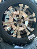 12” VAMPIRE GOLF CART WHEELS MOUNTED TO 20" ALL TERRAIN TIRES