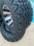 10” REVOLVER GOLF CART WHEELS AND ALL TERRAIN TIRES