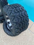 10” REVOLVER GOLF CART WHEELS AND ALL TERRAIN TIRES