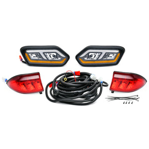 GTW® Club Car Tempo LED Head Light & Taillight Kit (Years 2018-Up)