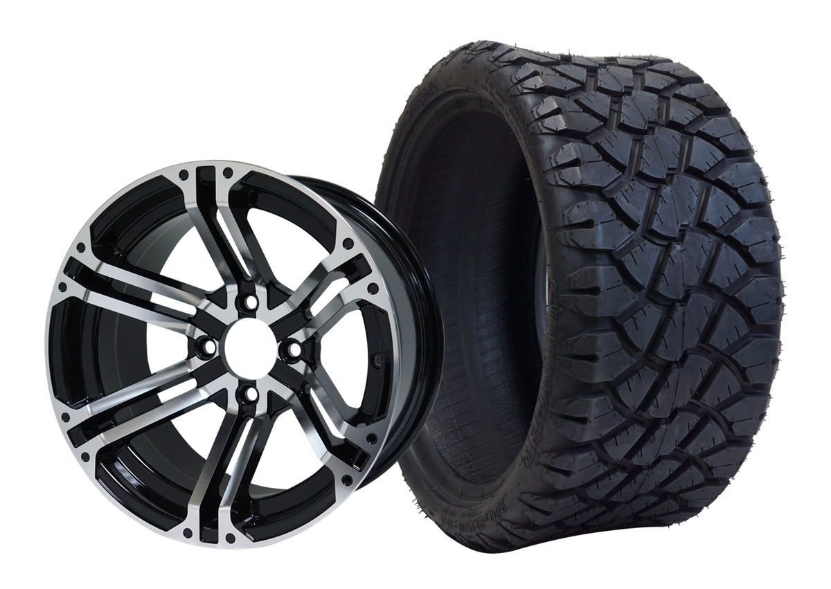 14" Terminator Wheels & Tire Combo The Golf Cart Farm