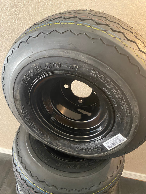 Golf Cart Spare Tire and Wheel (one only)