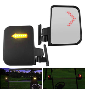 Golf Cart LED Turn Signal and Side Mirrors