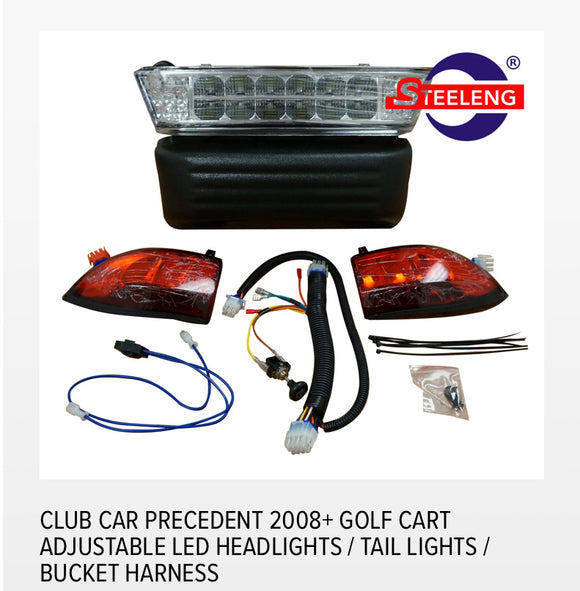 CLUB CAR PRECEDENT 2008+ LED LIGHT KIT- MADE BY STEEL ENGINEERING (Club Car Precedent 2008+)