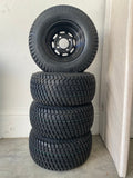 20" Turf Tires with 10" Black Wheels